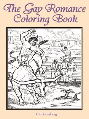 cover image of The Gay Romance Coloring Book